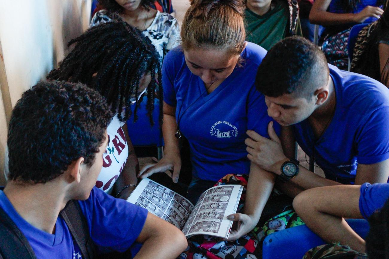 TerPaz: Alunos do Benguí participam de evento sobre quadrinhos
