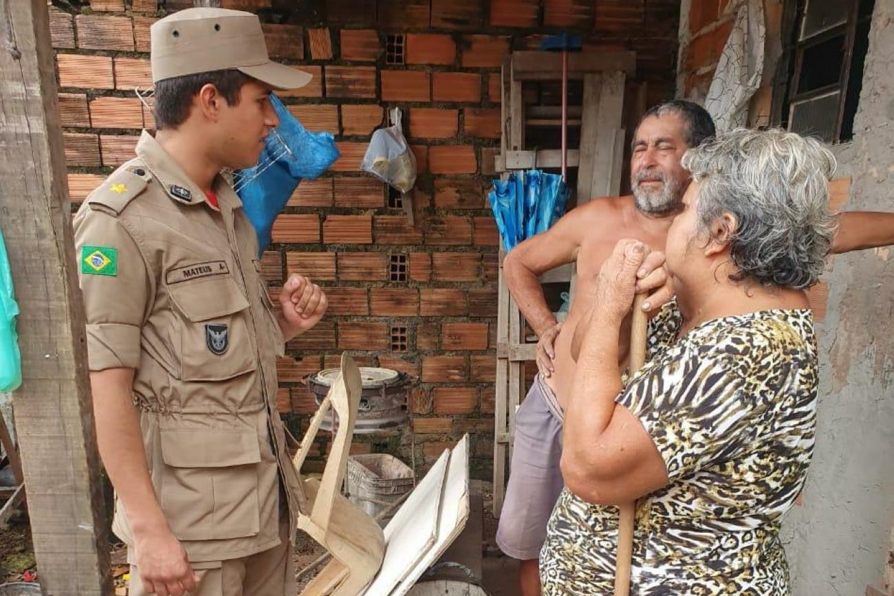 Bombeiros atuam nas ações de prevenção de acidentes domésticos em Marituba