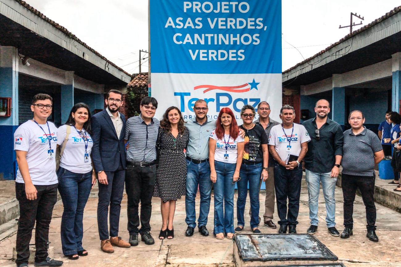 Sedap entrega primeiro Cantinho Verde das escolas estaduais