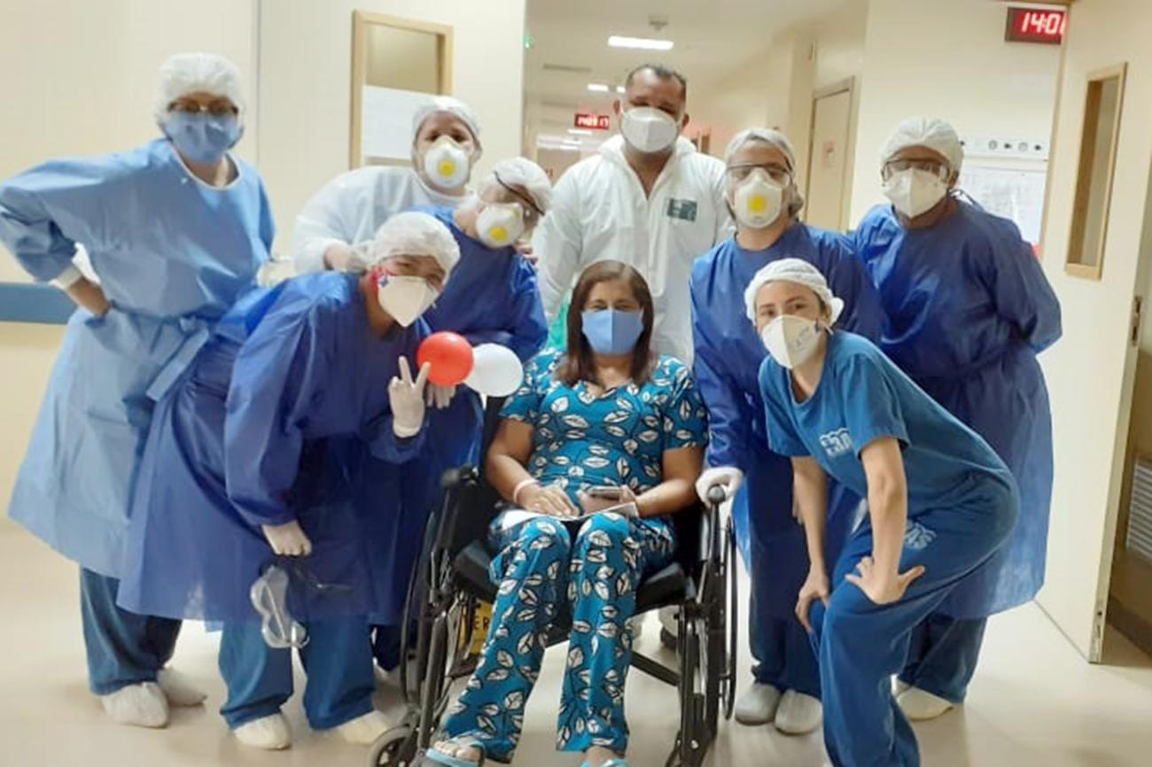 Hospital Abelardo Santos supera 450 altas clínicas de casos da Covid-19