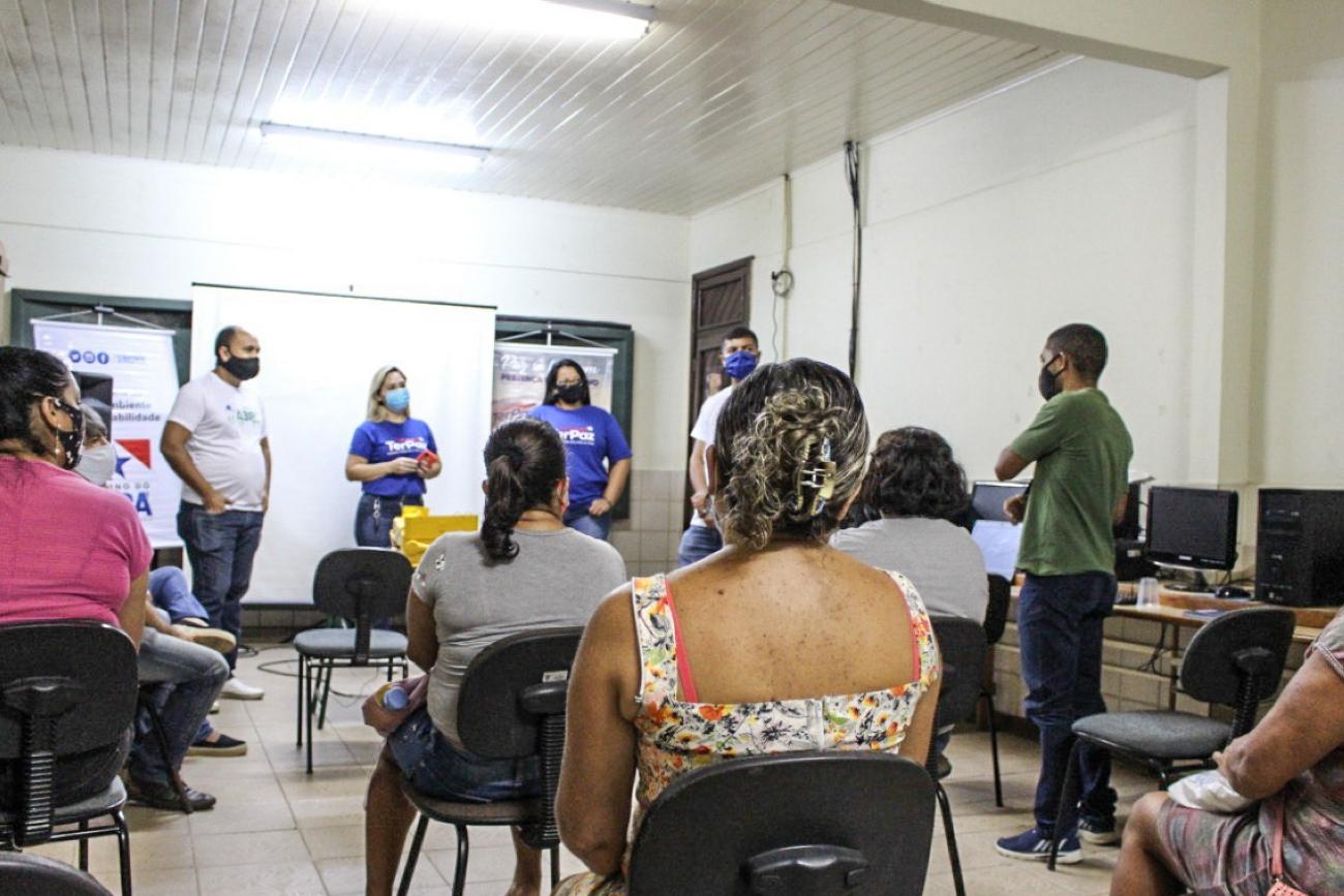 Semas promove oficina de agentes ambientais do TerPaz na Cabanagem